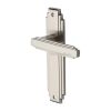 Heritage Brass Door Handle Lever Latch Astoria Design Satin Nickel finish