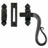 Black Locking Shepherd's Crook Fastener - RH