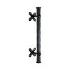 Onyx Square Pull Handle 300mm Matt Black