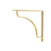 Satin Brass Abingdon Shelf Bracket (200mm x 200mm)