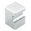 Square Knob 18mm - Polished Chrome