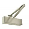 Rutland TS.3204 Door Closer c/w Slim Line Cover, Flatbar Armset, Satin Nickel Plate