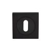 Serozzetta Square Standard Lock Escutcheon   - Matt Black