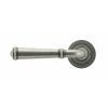 Pewter Regency Lever on Rose Set (Plain Rose) - Unsprung