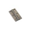 Alexander & Wilks - Heavy Pattern Solid Brass Cabinet Butt Hinge - Pewter - 2.5"