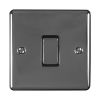 Eurolite Enhance Decorative 1 Gang Switch Black Nickel