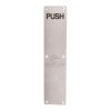 Steel Line Fingerplate Engraved 'Push' Satin Stainless Steel finish