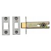 York Architectural Tubular Bathroom Deadbolt 4 Satin Chrome/Nickel Finish