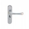 Ibra Lever On Backplate - Bathroom 57mm c/c - Polished Chrome