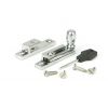 Satin Chrome Mushroom Quadrant Fastener - Narrow