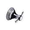 Cambridge Wall Mounted Hook for Towels, Robes, Clothes and Coats. Polished Chrome finish