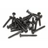 Black 10 x 1 1/2" Round Head Screws (25)