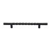 Black Iron Rustic Cabinet Pull Rope Design 457mm