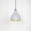 Smooth Brass Brindley Pendant in Birch