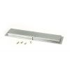 Polished Chrome 250mm Plain Rectangular Pull