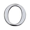 Heritage Brass Alphabet O Pin Fix 51mm (2") Polished Chrome Finish