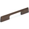 Wooden Cabinet Pull Handle Slim Metro Design 320mm Walnut Finish