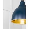 Smooth Brass Brindley Cluster Pendant in Dusk