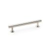 Alexander & Wilks - Round T-Bar Cabinet Pull Handle - Satin Nickel - 128mm