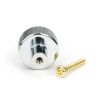 Polished Chrome Brompton Cabinet Knob - 25mm (No rose)