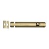 Heritage Brass Door Bolt Flat 8" Polished Brass finish