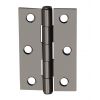 NON CE Mild Steel Butt Hinges - Black Nickel