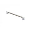 Keyhole Handle 224mm - Satin Nickel/Polished Chrome