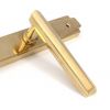 Polished Brass Art Deco Slimline Lever Espag. Lock Set