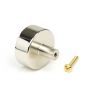 Polished Nickel Kelso Cabinet Knob - 38mm (No rose)