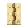 Heritage Brass Hinge Brass with Phosphor Washers 3" x 2" Satin Brass finish