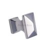 Heritage Brass Cabinet Knob Pyramid Design 35mm Polished Chrome Finish