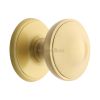 Heritage Brass Round Centre Door Knob 3" Satin Brass finish