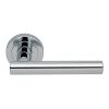 Calla Lever On Round Rose  - Polished Chrome