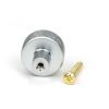 Satin Chrome Brompton Cabinet Knob - 25mm (Square)