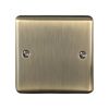 Eurolite Enhance Decorative Single Blank Plate Antique Brass