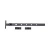 Black Iron Rustic Casement Window Stay 12"