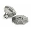 Pewter Large Octagonal Mortice/Rim Knob Set