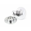 Polished Chrome Heavy Beehive Mortice/Rim Knob Set