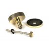 Aged Brass Brompton Centre Door Knob (Plain)