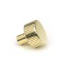 Polished Brass Judd Cabinet Knob - 25mm (No Rose)