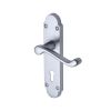 Project Hardware Door Handle Lever Lock Milton Design Satin Chrome finish