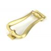 Satin Brass Slimline Art Deco Door Knocker