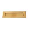 Victorian Letter Plate 250mm Satin Brass