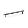 Alexander & Wilks - Crispin Knurled T-bar Cupboard Pull Handle - Dark Bronze PVD - 224mm