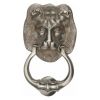 Heritage Brass Lion Knocker Satin Nickel finish