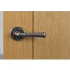 Pewter Regency Lever on Rose Set