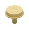 Heritage Brass Flat Round Knob Design 38 mm Satin Brass finish