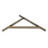 Burnished Brass Chalfont Shelf Bracket (314mm x 250mm)