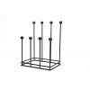 Matt Black Four Pair Boot Rack