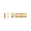 Heritage Brass Door Bolt Flat 4" Satin Brass finish